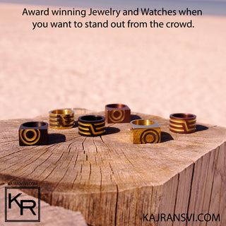 The Ring LINES 2 from the Jewelry Collection By Kaj Ransvi, when you want to stand out from the crowd!