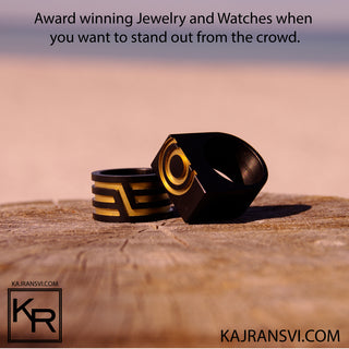 The Ring LINES 2 from the Jewelry Collection By Kaj Ransvi, when you want to stand out from the crowd!