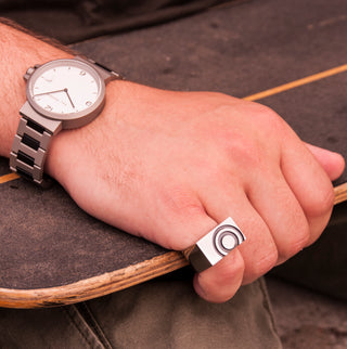 The Ring PLATEAU 4 from the Jewelry Collection By Kaj Ransvi, when you want to stand out from the crowd!