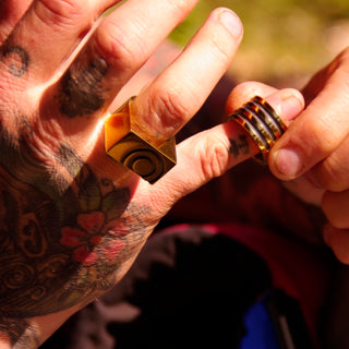 The Ring PLATEAU 3 from the Jewelry Collection By Kaj Ransvi, when you want to stand out from the crowd!