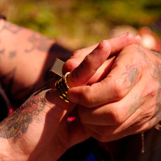 The Ring LINES 3 from the Jewelry Collection By Kaj Ransvi, when you want to stand out from the crowd!