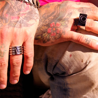 The Ring PLATEAU 4 from the Jewelry Collection By Kaj Ransvi, when you want to stand out from the crowd!