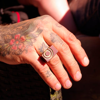 The Ring PLATEAU 1 from the Jewelry Collection By Kaj Ransvi, when you want to stand out from the crowd!