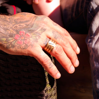 The Ring LINES 1 from the Jewelry Collection By Kaj Ransvi, when you want to stand out from the crowd!