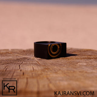 The Ring PLATEAU 2 from the Jewelry Collection By Kaj Ransvi, when you want to stand out from the crowd!