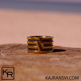 The Ring LINES 3 from the Jewelry Collection By Kaj Ransvi, when you want to stand out from the crowd!