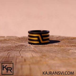 The Ring LINES 2 from the Jewelry Collection By Kaj Ransvi, when you want to stand out from the crowd!