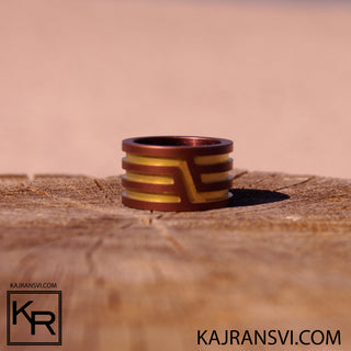 The Ring LINES 1 from the Jewelry Collection By Kaj Ransvi, when you want to stand out from the crowd!